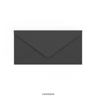Czarna koperta 110x220 mm (DL)