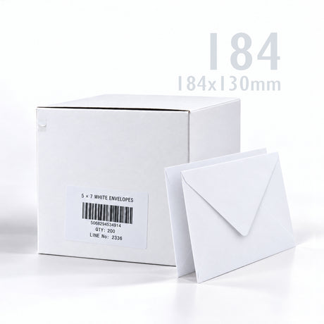 Białe Koperty 100 g/m² opakowanie 200 szt.