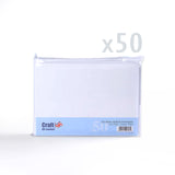 Gładkie białe kartki 250 g/m² i koperty 100 g/m² – zestaw