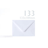 Gładkie białe kartki 250 g/m² i koperty 100 g/m² – zestaw