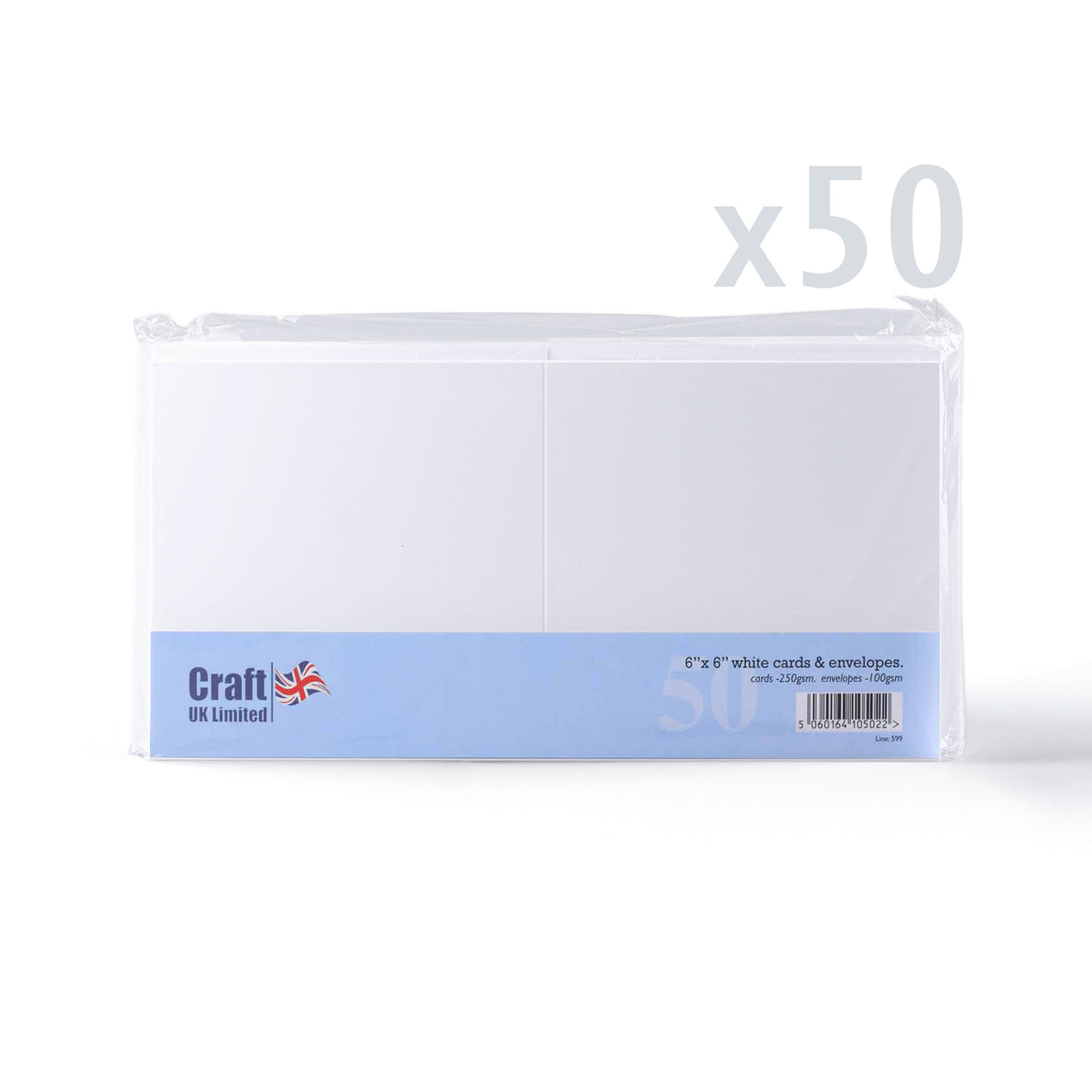 Gładkie białe kartki 250 g/m² i koperty 100 g/m² – zestaw