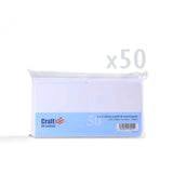 Gładkie białe kartki 250 g/m² i koperty 100 g/m² – zestaw