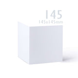 Zestaw kartek i kopert o fakturze lnianej