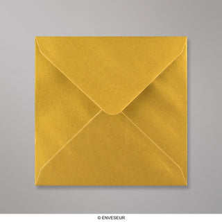 130x130 mm Złota koperta metaliczna