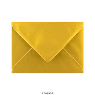114x162 mm (C6) Złota koperta metaliczna