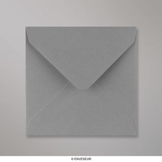 130x130 mm Koperta klasyczna szary grafitowy