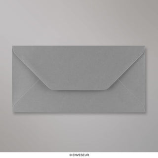 110x220 mm (DL) Koperta szary grafitowy