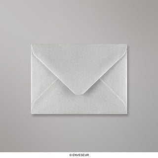 82x113 mm (C7) Koperta srebrna metaliczna