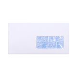 Koperta biała z nadrukiem wewnętrznym – z okienkiem 115x225 mm (DL+) 90gr/m²