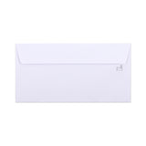 Koperta biała z nadrukiem wewnętrznym – z okienkiem 115x225 mm (DL+) 90gr/m²