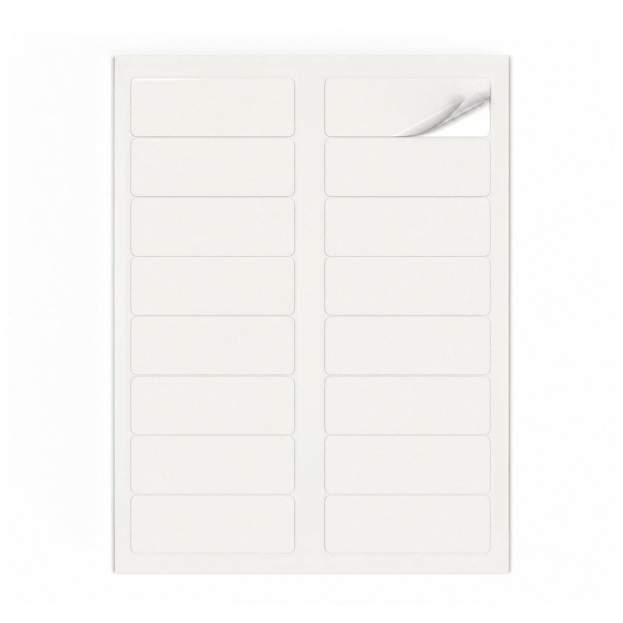 Zestawy białych etykiet M - 100 arkuszy