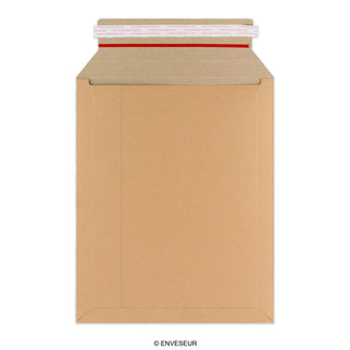 345x245 mm Mocna kartonowa koperta z szarego papieru