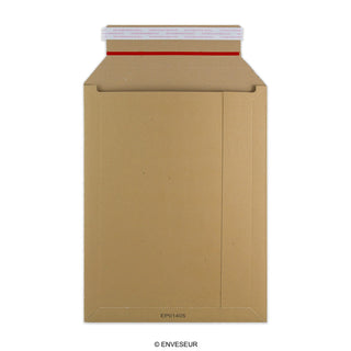 345x260 mm Mocna kartonowa koperta z szarego papieru
