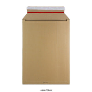 445x310 mm Mocna kartonowa koperta z szarego papieru