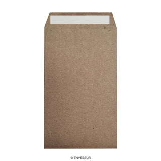 Koperta z szarego papieru 98x67 mm