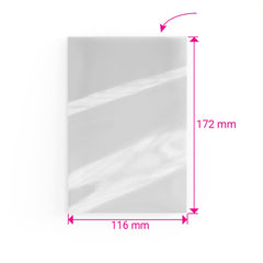 Niezamykalne torebki celofanowe