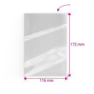 Niezamykalne torebki celofanowe