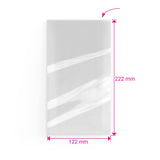 Niezamykalne torebki celofanowe