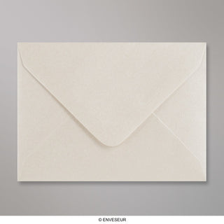 82x113 mm (C7) Koperta błyszcząca perłowo-biała