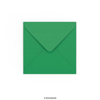 130x130 mm Koperta ciemnozielona