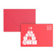 Christmas Santa Clause Envelopes Dark Red 162 x 229 mm (C5)