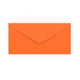 DL Orange Gummed V-Flap Envelope (110 x 220mm)