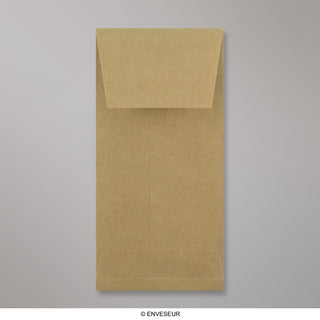 Pojemna koperta z szarego papieru 220x110x25 mm (DL)