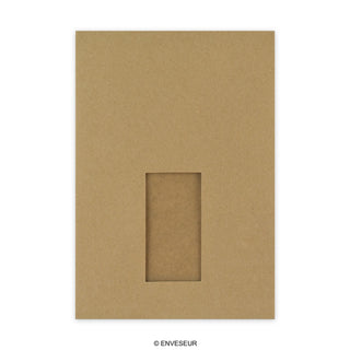 Pojemna koperta z szarego papieru 229x162x25 mm (C5)