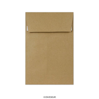 Pojemna koperta z szarego papieru 220x110x25 mm (DL)