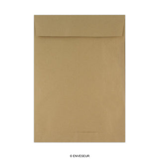 Pojemna koperta z szarego papieru 220x110x25 mm (DL)
