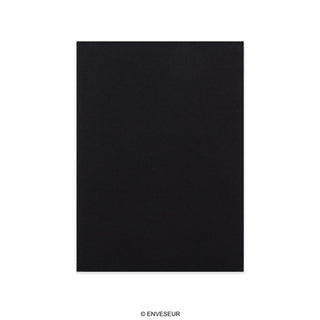 Czarna Koperta z Kartonową Tylną Ścianką 229x162 mm (C5)