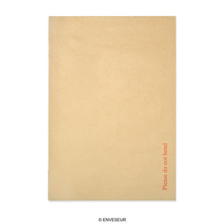 Koperta z Szarego Papieru z Kartonową Tylną Ścianką – z Nadrukiem 457x324 mm (C3)