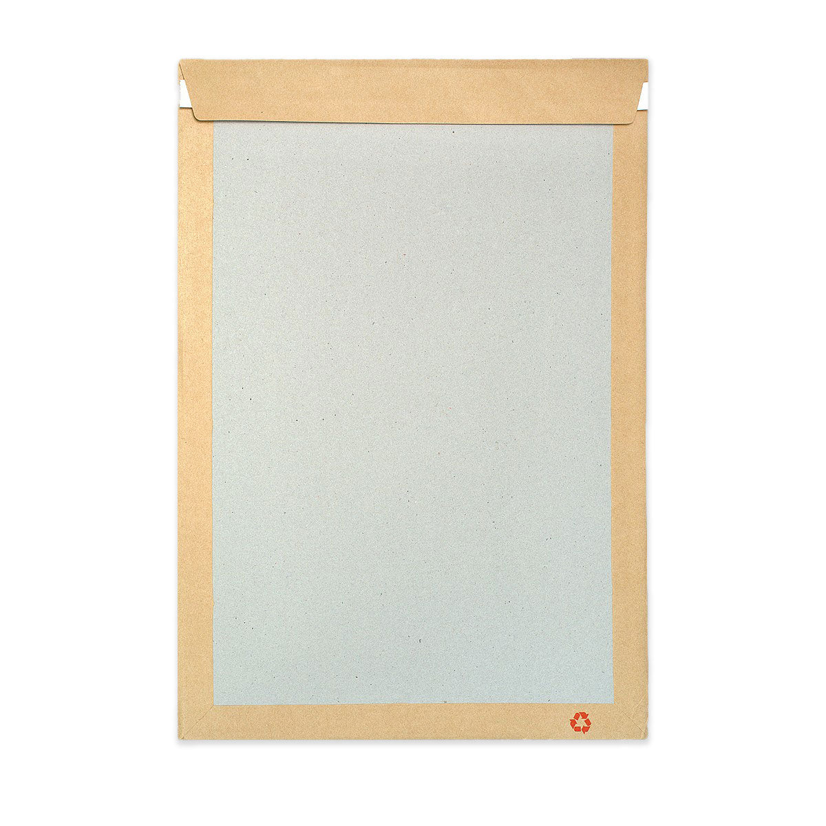 Koperta z Szarego Papieru z Kartonową Tylną Ścianką – z Nadrukiem 457x324 mm (C3)