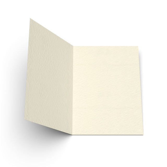 Folded Card Blanks Ivory Hammer 128 x 178 mm 300 Gsm