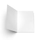 Folded Card Blanks White 128 x 178 mm 300 Gsm