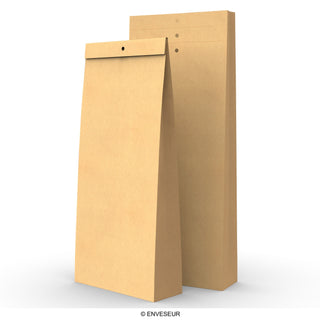 Torebka kraftowa na próbki z dziurkami 345x140x45mm