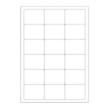 Białe etykiety samoprzylepne