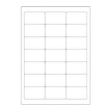 Białe etykiety samoprzylepne