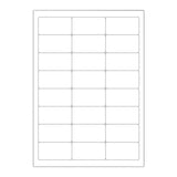 Białe etykiety samoprzylepne