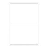 Białe etykiety samoprzylepne