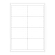 White Adhesive Labels White 99.10 x 67.70 mm (8 labels)