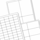 Białe etykiety samoprzylepne