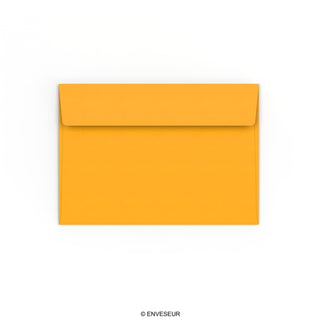 114x162 mm (C6) Koperta ciemnożółta