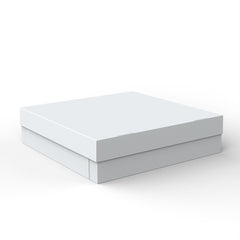 White Cardboard Boxes White 300 x 300 x 80 mm