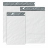 Białe polietylenowe torby wysyłkowe