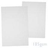 Biały papier żeberkowany 185g/m²