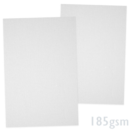 Biały papier żeberkowany 185g/m²
