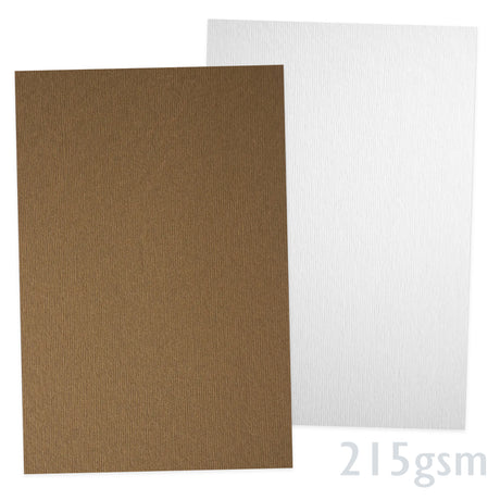Papier o fakturze lnianej 215g/m² - 10 arkuszy A4