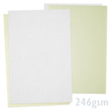 Papier o fakturze lnianej 246g/m²