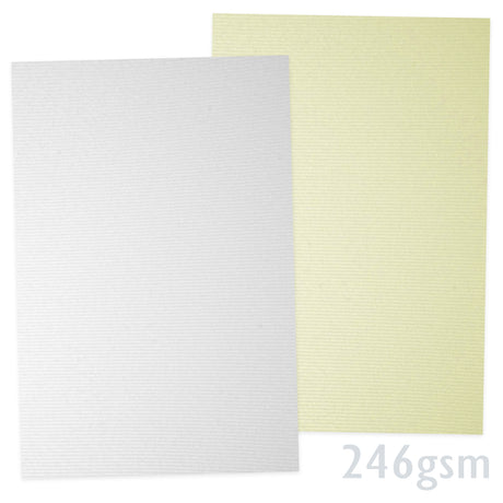 Papier o fakturze lnianej 246g/m²
